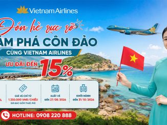 Vietnam Airlines ưu đãi đến 15% vé máy bay đi Côn Đảo hè 2026