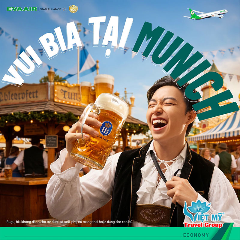 Bay Paris & Munich cùng EVA Air - Chạm vào hai sắc màu châu Âu!