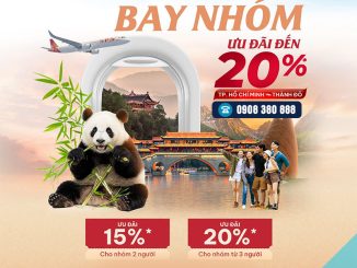 Bay nhóm TpHCM - Thành Đô giảm đến 20% cùng Sun PhuQuoc Airways
