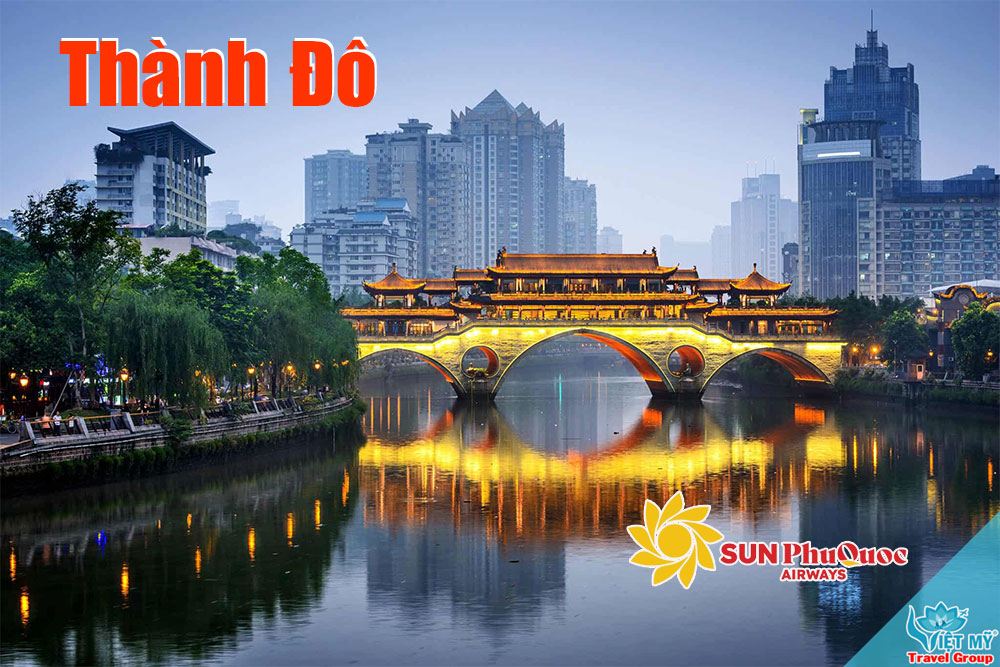 Bay nhóm TpHCM - Thành Đô giảm đến 20% cùng Sun PhuQuoc Airways