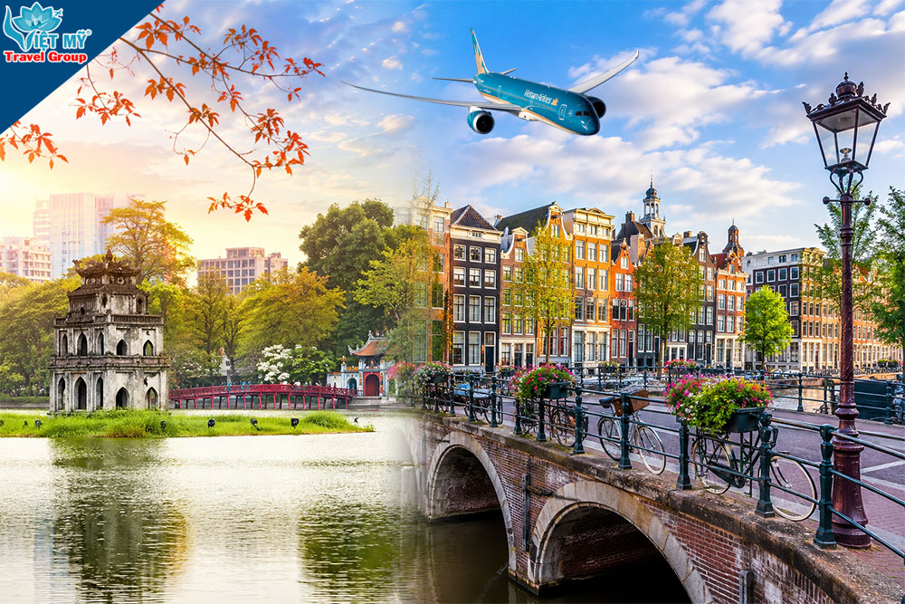 Bay thẳng Hà Nội - Amsterdam cùng Vietnam Airlines, vé khứ hồi từ 26.066.000đ