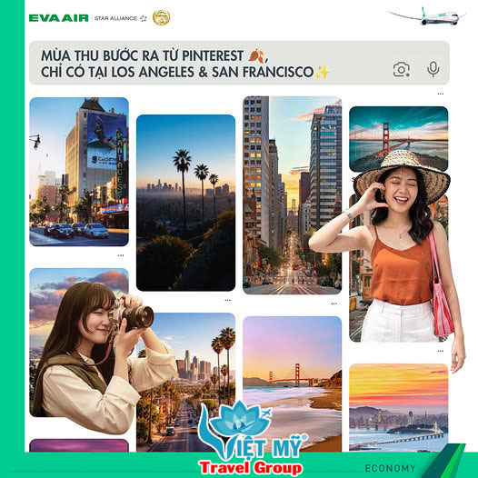 Khám phá mùa thu Los Angeles & San Francisco cùng EVA Air