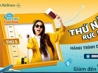 Thứ Năm rực rỡ - Giảm đến 15% vé Vietnam Airlines
