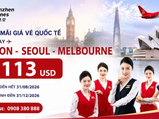 Từ Hà Nội bay London - Seoul - Melbourne chỉ từ 113 USD