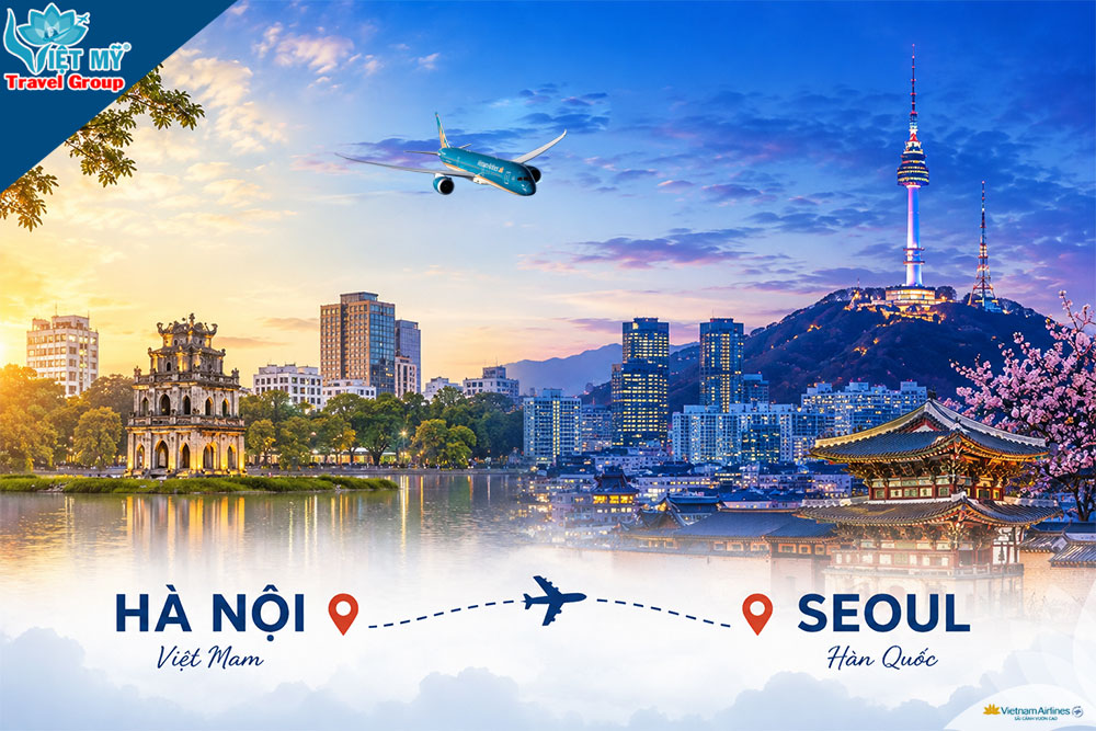 Vietnam Airlines ưu đãi vé khứ hồi đi Seoul từ 10.109.000 đồng