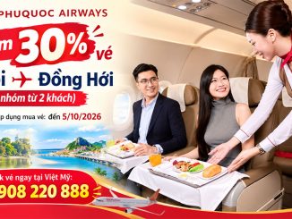 Hãng Sun PhuQuoc Airways giảm 30% vé Hà Nội - Đồng Hới