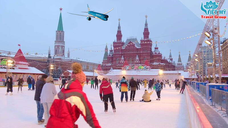 Vé Hà Nội - Moscow Vietnam Airlines từ 20.600.000Đ/khứ hồi