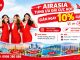 Đặt vé AirAsia tiết kiệm 10%, khám phá châu Á đến tháng 9/2027