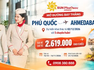 Sun PhuQuoc Airways mở đường bay thẳng Phú Quốc - Ahmedabad