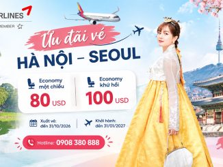 Ưu đãi vé Asiana Airlines Hà Nội - Seoul giá từ 80 USD/lượt, đến 31/10/2026
