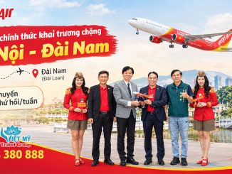 Vietjet chính thức khai trương chặng Hà Nội - Đài Nam, với 4 chuyến khứ hồi/tuần