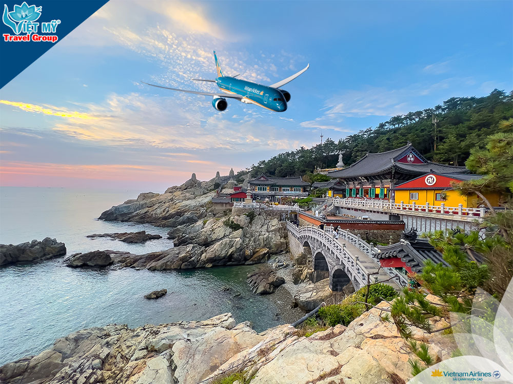 Vietnam Airlines ưu đãi vé máy bay đi Busan khứ hồi từ 9.046.666 đồng